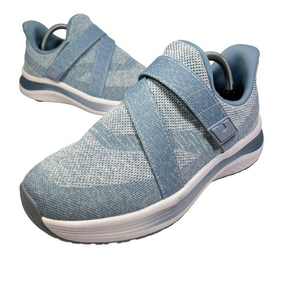 Orthofeet Shoes Womens sz9 X-Wide Naya Blue SlipOn Sneakers Hands Free Orthotic - Picture 2 of 8